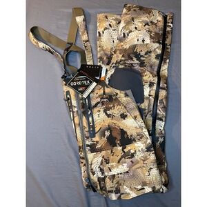 Sitka Hudson Bib Optifade Marsh Camo GORE-TEX Hunting Pants 50203 Mens Medium